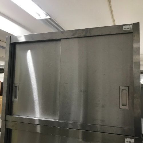 【中古】吊収納家具 幅900×奥ぶかさ350×高さ600 【貨物輸送別途積もり書き】【お役目用】【飲食店 バス発着場 勝手もと設備 吊収納家具 お役目用吊収納家具】