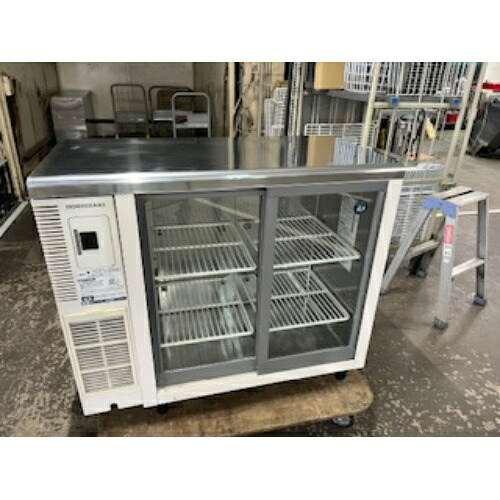 【中古】台下冷蔵陳列棚 ホシザキ RTS-90STB2 幅900×奥ふかさ450×高さ800 【貨物輸送別途積もり書き】【御勤め用】【飲食店 バス発着場 勝手もと備品 冷蔵陳列棚 御勤め用冷蔵陳列棚】