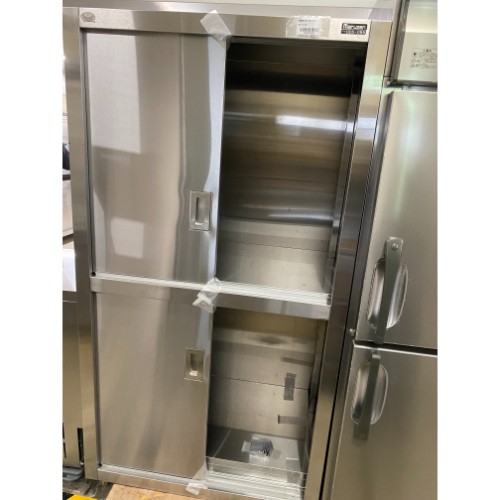【中古】食器棚 幅900×奥ふかさ600×高さ1720 【貨物輸送別途積もり書き】【お役目用】【飲食店 バス発着場 勝手もと装置 食器棚 お役目用食器棚】