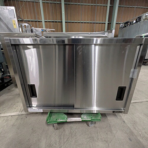 【中古】吊収納家具 幅900×奥ぶかさ350×高さ600 【貨物輸送別途積もり書き】【お役目用】【飲食店 バス発着場 勝手もと設備 吊収納家具 お役目用吊収納家具】