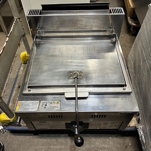【中古】屁っ放り餃子焼機 タニコー N-TCZ-4545G 幅450×奥ふかさ450×高さ290 LPG(プロパンガス) 【貨物輸送別途積もり書き】【御勤め用】【飲食店 バス発着場 勝手もと備品 餃子焼器 御勤め用餃子焼器】