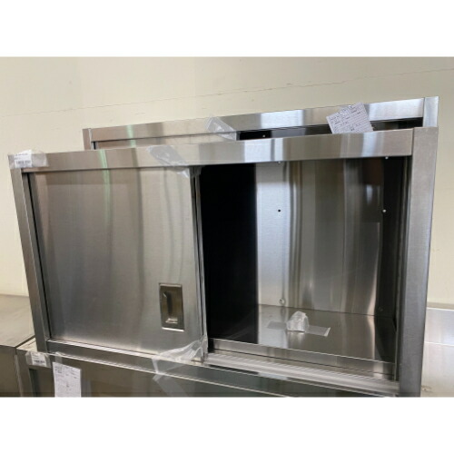 【中古】吊押し入れ 幅1050×奥ふかさ350×高さ600 【貨物輸送別途積もり書き】【御勤め用】【飲食店 バス発着場 勝手もと備品 吊押し入れ 御勤め用吊押し入れ】
