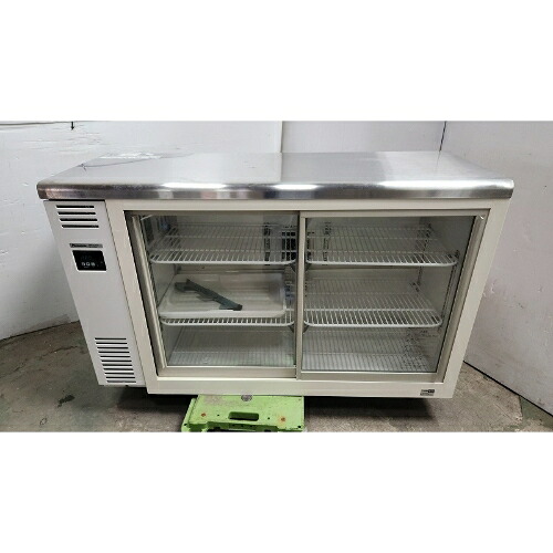 【中古】台下冷蔵陳列棚 パナソニック(Panasonic) SMR-V1241D 幅1200×奥ふかさ450×高さ800 【貨物輸送別途積もり書き】【御勤め用】【飲食店 バス発着場 勝手もと備品 冷蔵陳列棚 御勤め用冷蔵陳列棚】