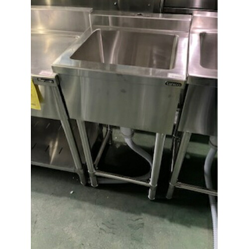 【中古】一槽シンク BGあり 幅450&times;奥行450&times;高さ840 【送料別途見積】【業務用】【飲食店 店舗 厨房機器 一槽シンク 業務用一槽シンク】｜厨房機器と店舗用品 TENPOS