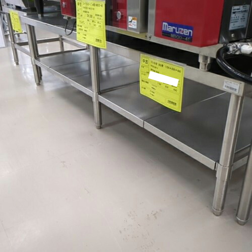 【中古】コンロ台 BGあり 幅1700&times;奥行650&times;高さ490 【送料別途見積】【業務用】【飲食店 店舗 厨房機器 ガス台 業務用ガス台】｜厨房機器と店舗用品 TENPOS