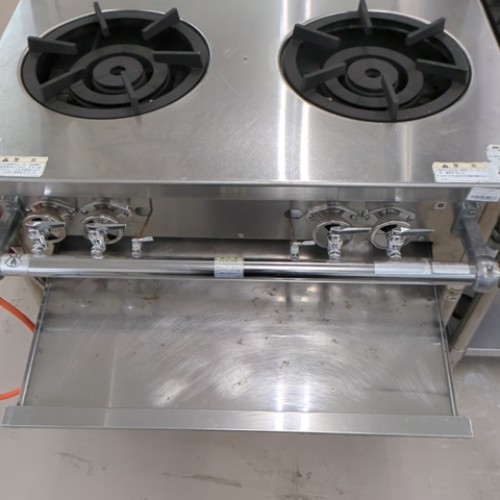 【中古】屁っ放り一覧表 タニコー NT0920A 幅900×奥ふかさ750×高さ800 LPG(プロパンガス) 【貨物輸送別途積もり書き】【御役目用】【飲食店 バス発着場 御厨子所計器 屁っ放り一覧表 IH一覧表 御役目用屁っ放り一覧表 御役目用IH一覧表】