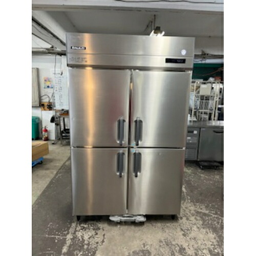 【実業家最長1年引きうける】【中古】縦型氷る電気冷蔵庫 2凍2蔵 フクシマ小峡谷花の冠(福島実業) GRN-122PX 幅1200×奥ふかさ650×高さ1950 【貨物輸送別途積もり書き】【御勤め用】【飲食店 バス発着場 勝手もと備品 氷る電気冷蔵庫 御勤め用氷る電気冷蔵庫】