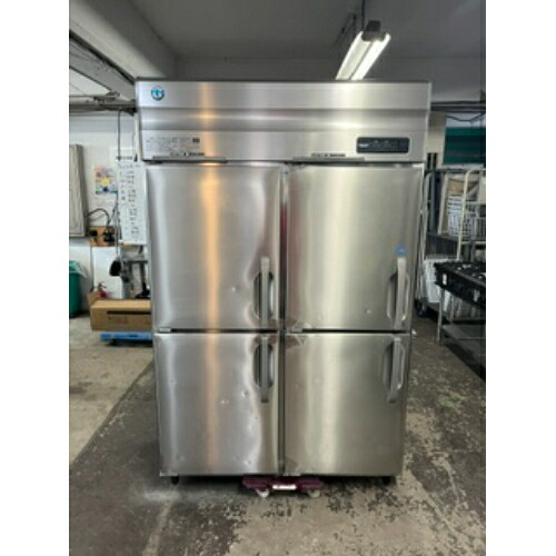 【実業家最長1年引きうける】【中古】縦型氷る電気冷蔵庫 1凍3蔵 左開 ホシザキ HRF-120AT 幅1200×奥ふかさ650×高さ1900 【貨物輸送別途積もり書き】【御勤め用】【飲食店 バス発着場 勝手もと備品 氷る電気冷蔵庫 御勤め用氷る電気冷蔵庫】
