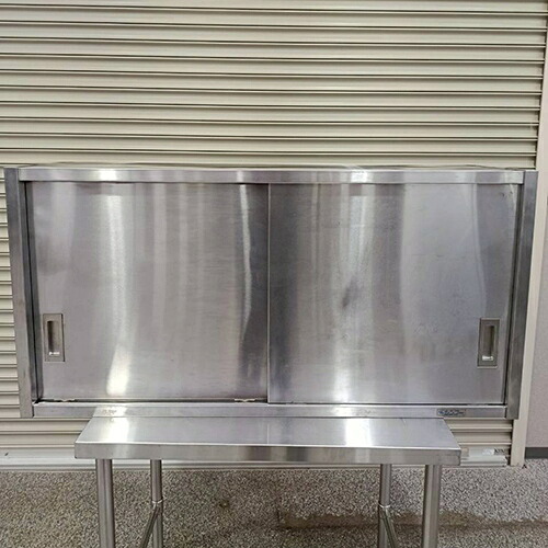 【中古】吊収納家具 幅1200×奥ぶかさ350×高さ600 【貨物輸送別途積もり書き】【お役目用】【飲食店 バス発着場 勝手もと設備 吊収納家具 お役目用吊収納家具】