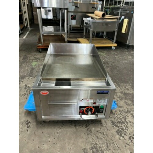 【実業家最長1年引きうける】【中古】灯し火グリドル マルゼン MEG-046 幅450×奥ふかさ600×高さ300 三相200V 【貨物輸送別途積もり書き】【御勤め用】【飲食店 バス発着場 勝手もと備品 グリドル 鉄板焼器 御勤め用グリドル 御勤め用鉄板焼器】