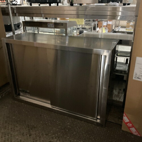 【中古】吊収納家具 幅900×奥ぶかさ300×高さ600 【貨物輸送別途積もり書き】【お役目用】【飲食店 バス発着場 勝手もと設備 吊収納家具 お役目用吊収納家具】
