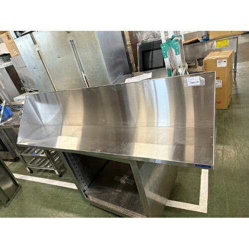 【中古】平棚 幅1500×奥ふかさ300 【貨物輸送別途積もり書き】【お役目用】【飲食店 バス発着場 勝手もと装置 平棚 上棚 お役目用平棚 お役目用上棚】