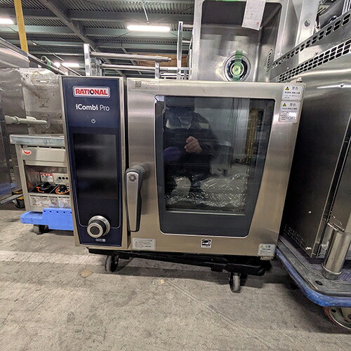 【業界最長1年保証】【中古】スチームコンベクションオーブン ラショナル LM1000AE.N 幅657&times;奥行556&times;高さ567 三相200V 【送料別途見積】【業務用】【飲食店 店舗 厨房機器 オーブン 業務用オーブン】｜厨房機器と店舗用品 TENPOS