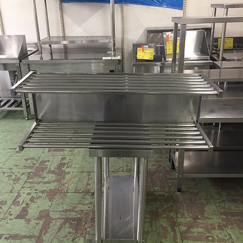 【中古】パイプ棚 2段 幅900×奥行300×高さ300 【送料無料】【業務用】【飲食店 店舗 厨房機器 パイプ棚 業務用パイプ棚】|厨房機器と店舗用品 TENPOS