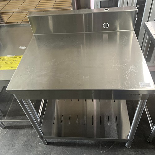 【中古】作業台 BGあり 幅750×奥行600×高さ800 【送料別途見積】【業務用】【飲食店 店舗 厨房機器 作業台 業務用作業台】|厨房機器と店舗用品 TENPOS