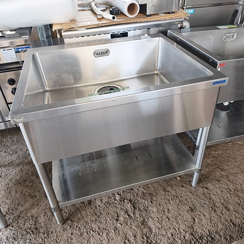 【中古】一槽シンク BGなし マルゼン 幅900&times;奥行750&times;高さ800 【送料別途見積】【業務用】【飲食店 店舗 厨房機器 一槽シンク 業務用一槽シンク】｜厨房機器と店舗用品 TENPOS 35,750円