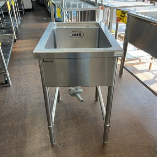 【中古】一槽シンク 三方枠 BGなし フジマック 幅500&times;奥行750&times;高さ830 【送料別途見積】【業務用】【飲食店 店舗 厨房機器 一槽シンク 業務用一槽シンク】｜厨房機器と店舗用品 TENPOS