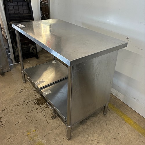 【中古】炊飯作業台 BGなし 幅1100&times;奥行600&times;高さ800 【送料別途見積】【業務用】【飲食店 店舗 厨房機器 作業台 業務用作業台】｜厨房機器と店舗用品 TENPOS
