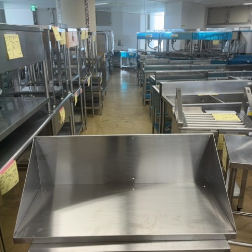 【中古】平棚 背あり 幅850&times;奥行350&times;高さ300 【送料別途見積】【業務用】【飲食店 店舗 厨房機器 平棚 上棚 業務用平棚 業務用上棚】｜厨房機器と店舗用品 TENPOS 6,098円