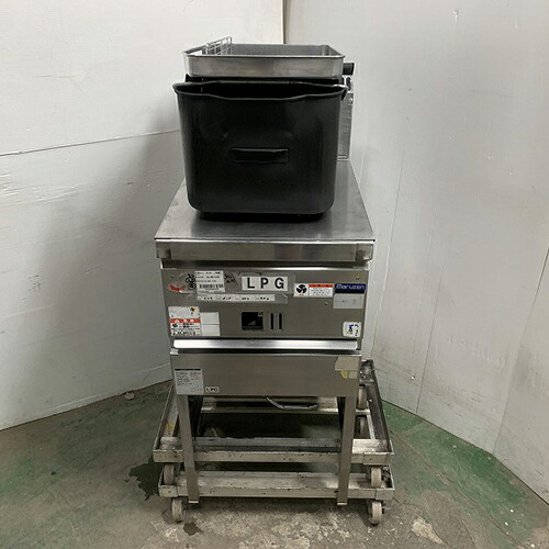 【業界最長1年保証】【中古】ガスフライヤー 18L マルゼン MGF-C18K 幅430×奥行600×高さ800 LPG(プロパンガス) 【送料別途見積】【業務用】【飲食店 店舗 厨房機器 フライヤー 業務用フライヤー】|厨房機器と店舗用品 TENPOS