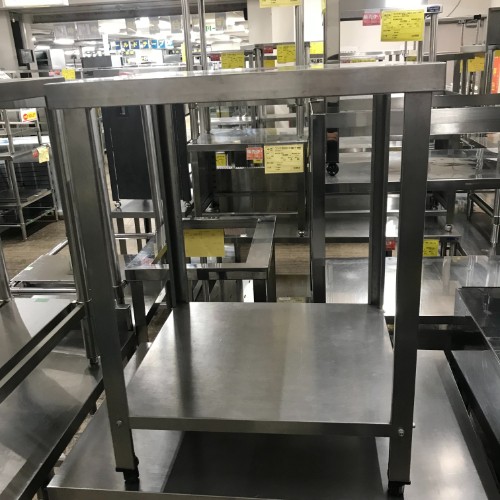【中古】作業台 BGなし 幅600&times;奥行600&times;高さ800 【送料別途見積】【業務用】【飲食店 店舗 厨房機器 作業台 業務用作業台】｜厨房機器と店舗用品 TENPOS