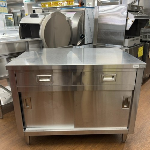 【中古】調理台 引出し付き BGなし 幅1100&times;奥行750&times;高さ850 【送料無料】【業務用】【飲食店 店舗 厨房機器 調理台 業務用調理台】｜厨房機器と店舗用品 TENPOS