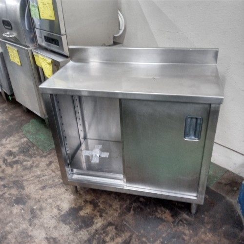 【中古】調理台 BGあり 幅900&times;奥行450&times;高さ830 【送料別途見積】【業務用】【飲食店 店舗 厨房機器 調理台 業務用調理台】｜厨房機器と店舗用品 TENPOS 25,025円