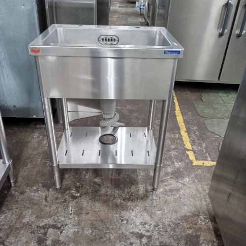 【中古】一槽シンク BGなし 幅600×奥行450×高さ800 【送料別途見積】【業務用】【飲食店 店舗 厨房機器 一槽シンク 業務用一槽シンク】|厨房機器と店舗用品 TENPOS