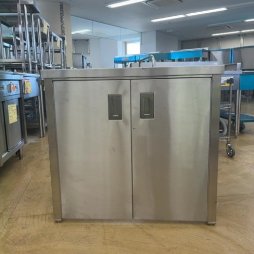 【中古】作業台 扉付き BGなし 幅850&times;奥行600&times;高さ800 【送料別途見積】【業務用】【飲食店 店舗 厨房機器 調理台 業務用調理台】｜厨房機器と店舗用品 TENPOS