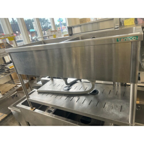 【中古】二槽シンク BGなし 幅1200&times;奥行600&times;高さ800 【送料別途見積】【業務用】【飲食店 店舗 厨房機器 二槽シンク 業務用二槽シンク】｜厨房機器と店舗用品 TENPOS