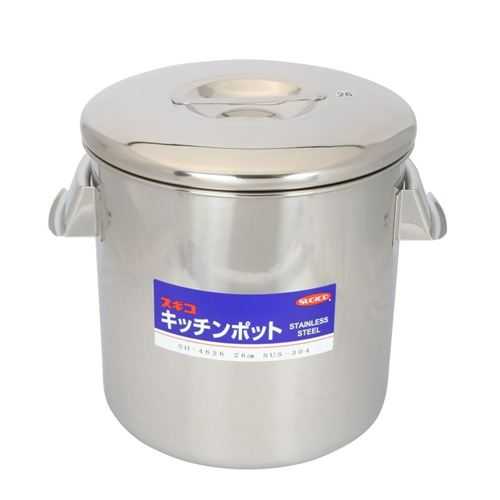 18-8 御厨子所ポット(内蓋式・目盛付) 約13.0L/御役目用/新品/貨物輸送別途積もり書き