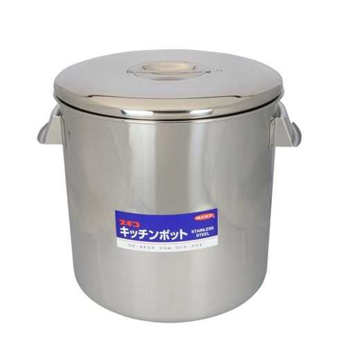 18-8 勝手もとポット(内蓋式・目盛付) 約26.0L/お役目用/新品/貨物輸送別途積もり書き