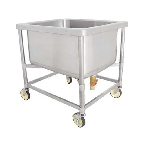 18-8深型移動式流し台 約140L 700&times;800&times;H800mm/業務用/新品/送料別途見積｜厨房機器と店舗用品 TENPOS 113,256円