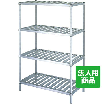 シンコー ラック4段 スノコ 幅1788&times;奥行888&times;高さ1800 [RS4-18090]【送料無料】【新品】【業務用】｜厨房機器と店舗用品 TENPOS
