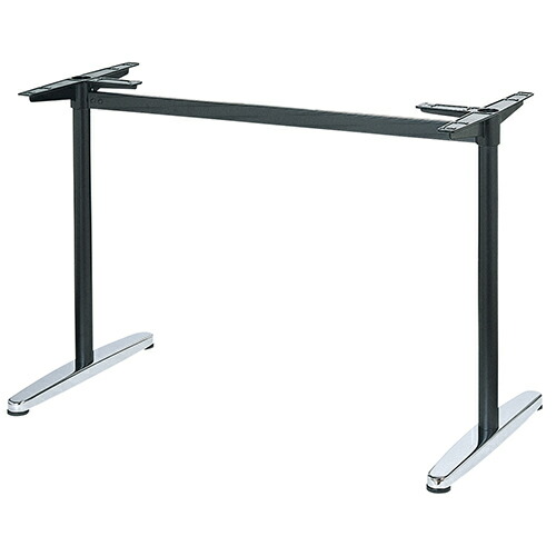 ハヤシ スチールベーステーブル脚 ベースサイズ：A560×間口（芯々）1600mm×【高さ指定可】 品番：BT-SS-560 塗装カラー：14 ポール：42φ/送料別