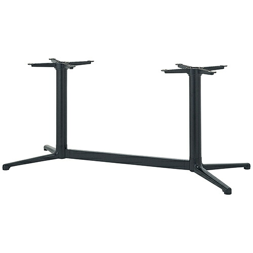 ハヤシ アルミダイキャストテーブル脚 ベースサイズ：A445×B220×間口（芯々）1000mm×【高さ指定可】 品番：BT-V-300 塗装カラー：44 ポール：76φ/送料別