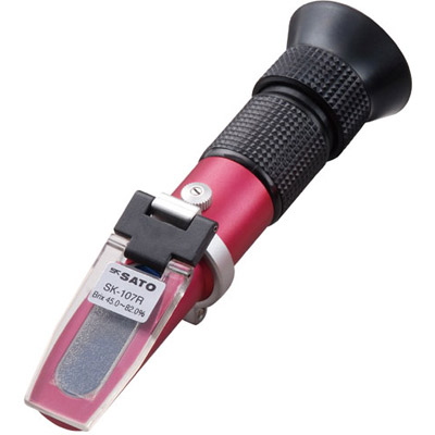 佐藤計測器製造所 手持曲がり目計 糖度計/濃さ計 SK-107R 【御勤め用】【小物貨物輸送客体商いもの】