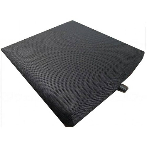 車いす用クッション 座ラックスUB(80mmエア調節高反発)/ブラック/400×400×80/業務用/新品/小物送料対象商品