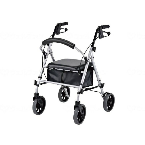 四輪御拾い助けること車 newあゆむくん L大きさ/しろがね色/L/御役目用/新品/貨物輸送無料