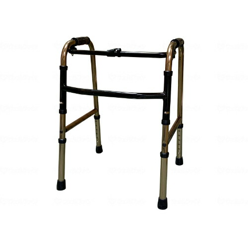折りたたみ式歩行器 スモールタイプ/ブロンズ/業務用/新品/小物送料対象商品