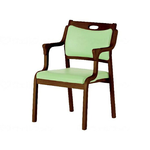 スタッキングチェア Care-111-AC/緑であること(赤銅色)/お役目用/新品/貨物輸送別途積もり書き