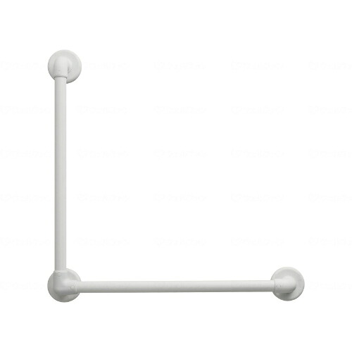 BAUHAUS 32ソフトアクアレール L型ハンド/ホワイト/φ32×600×800/業務用/新品/小物送料対象商品
