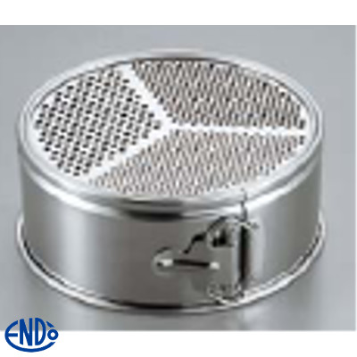 希少調理道具　木枠籐そぼろフルイ　籐どうし　和菓子　金団 森田金網篩製作所 希少 調理道具 籐どうし-和菓子・きんとん用/ディスプレイ用