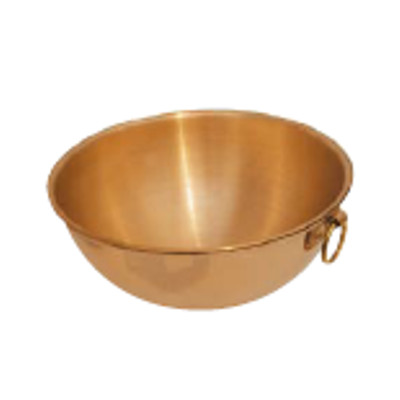 フランス共和国製 銅どんぶり鉢 40糎/お役目用/新品/貨物輸送無料 /テンポス