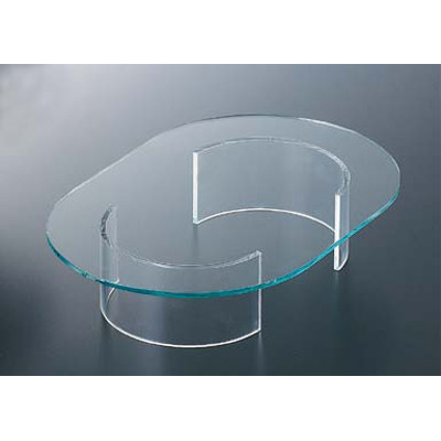 アクリル樹脂長方丸形速見表 30205/御役目用/新品/小物貨物輸送客体商いもの/テンポス 皿・プレート-キッチン用品・食器・調理器具