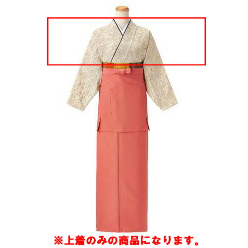 茶衣着 厚地の外套 天の原ぼかし草小紋象牙色 OD254 /御勤め用/新品/小物貨物輸送客体商いもの