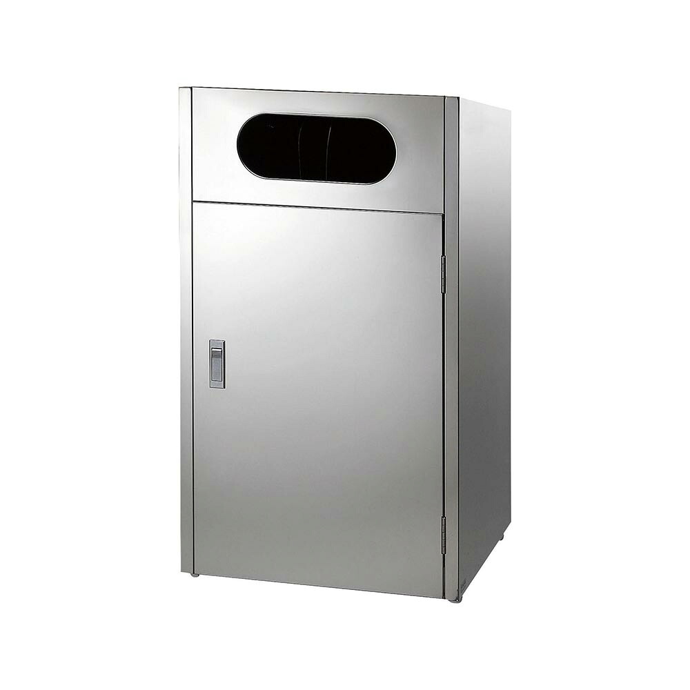 リサイクルボックスMT L1 業務用 60L ダストボックス ゴミ箱 リサイクルボックス 店舗 施設 会館 公園 学校 YW-157L-SB 山崎産業 メーカー直送品｜店舗清掃コンシェルジュ