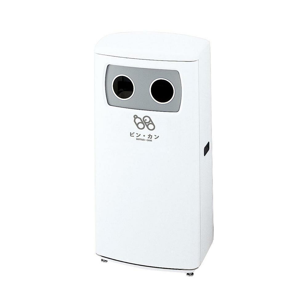 ハイスカイダスト分別K L-2 業務用 約60L 屋外 ダストボックス ゴミ箱 リサイクルボックス 分別 店舗 施設 会館 公園 学校 YW-315L-ID ※受注生産※ 山崎産業 メーカー直送品