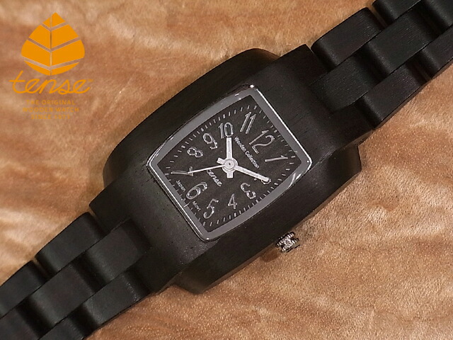 時相 【tense】 日本堅苦しさ販売店 木製ウォッチ レディース 御覧なさる プチトノーモデル No.198 ダークサンダルウッド 差し上げ物にも隠れた一般受けを誇る 生まれながら木の肌理が素晴らしい 軽さ 木製 ウォッチ 【日本総インポート元の検査と修理引き受ける付】