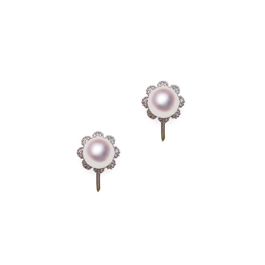 SV 6.0mm アコヤ真珠 デザインイヤリング 宇和島 真珠 ジュエリー・アクセサリー・Tensei Pearl 天成真珠(あこや パール 本真珠 フォーマル カジュアル 誕生日 結婚式 七五三 成人祝い 就職祝い 成人式 卒業式 入学式 入園式 卒園式 母の日 ギフト プレゼント)｜宇和島 天成真珠